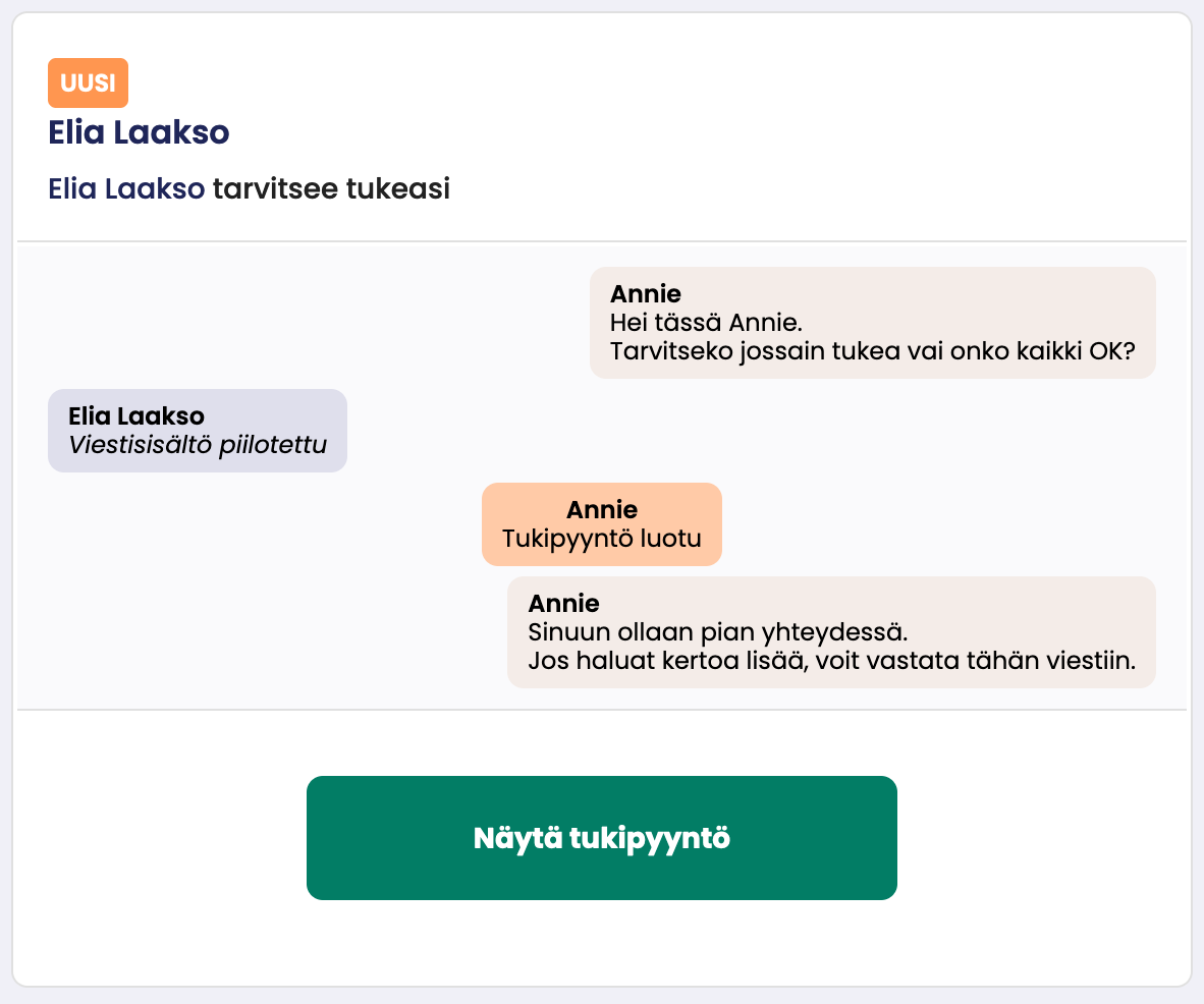 Sähköposti-ilmoitus